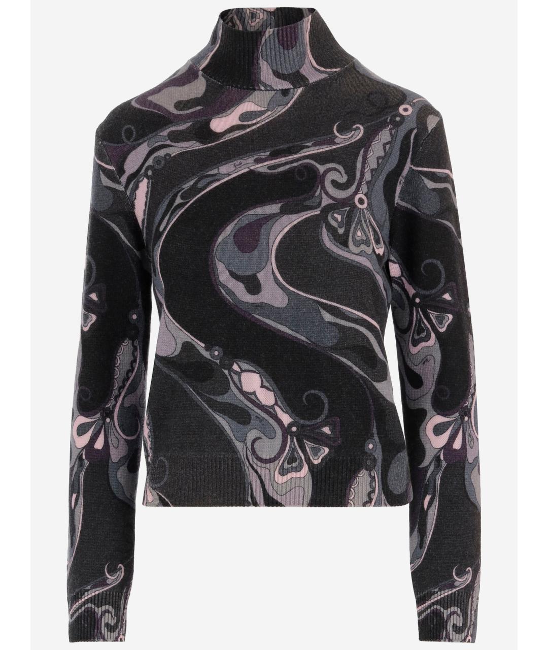 EMILIO PUCCI Мульти шерстяная водолазка, фото 4