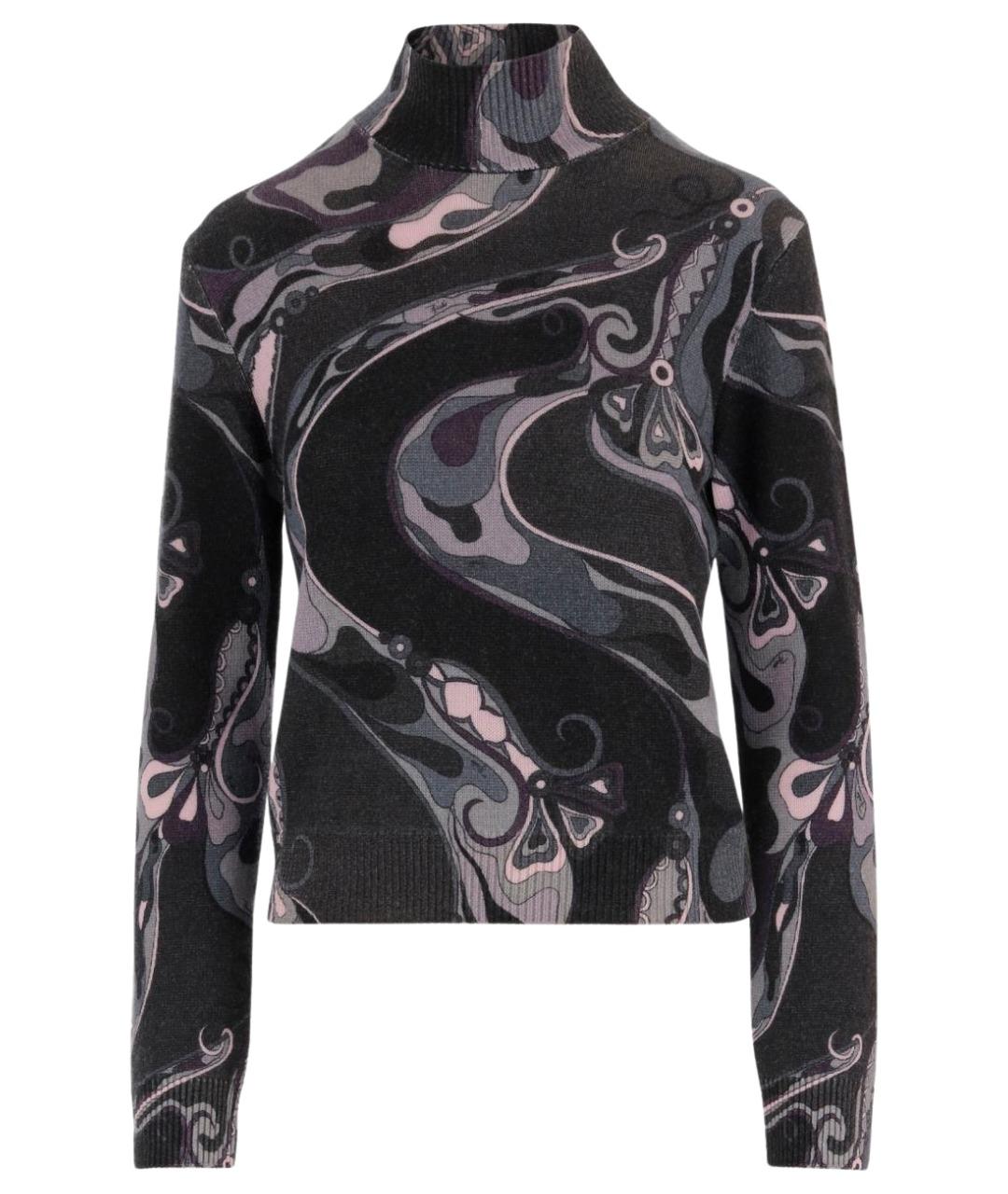 EMILIO PUCCI Мульти шерстяная водолазка, фото 1