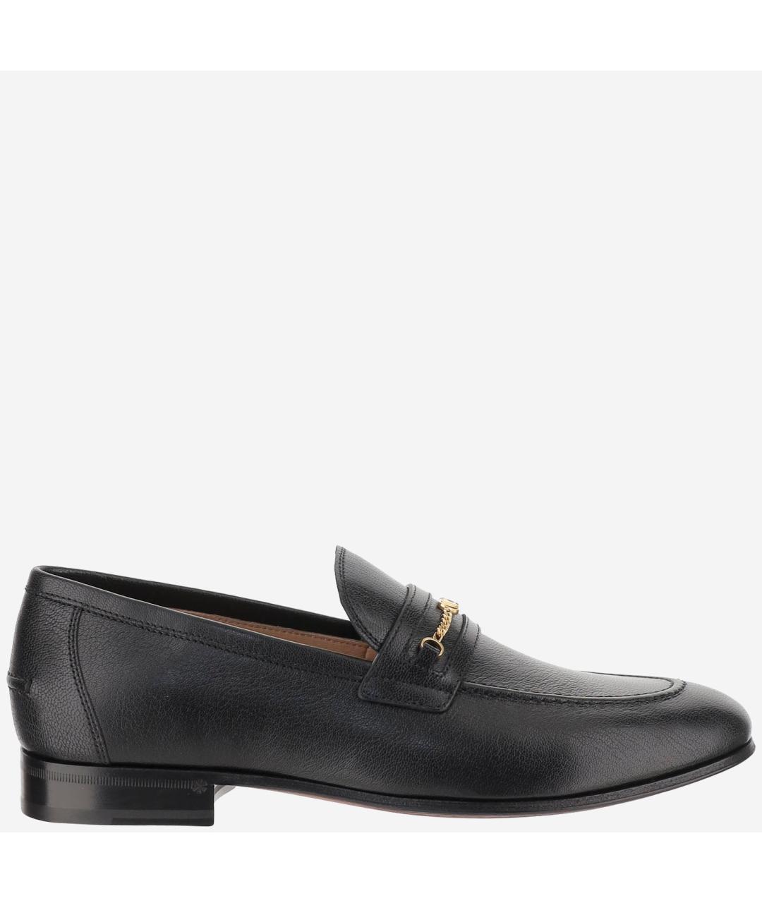 VALENTINO Черные кожаные лоферы, фото 6