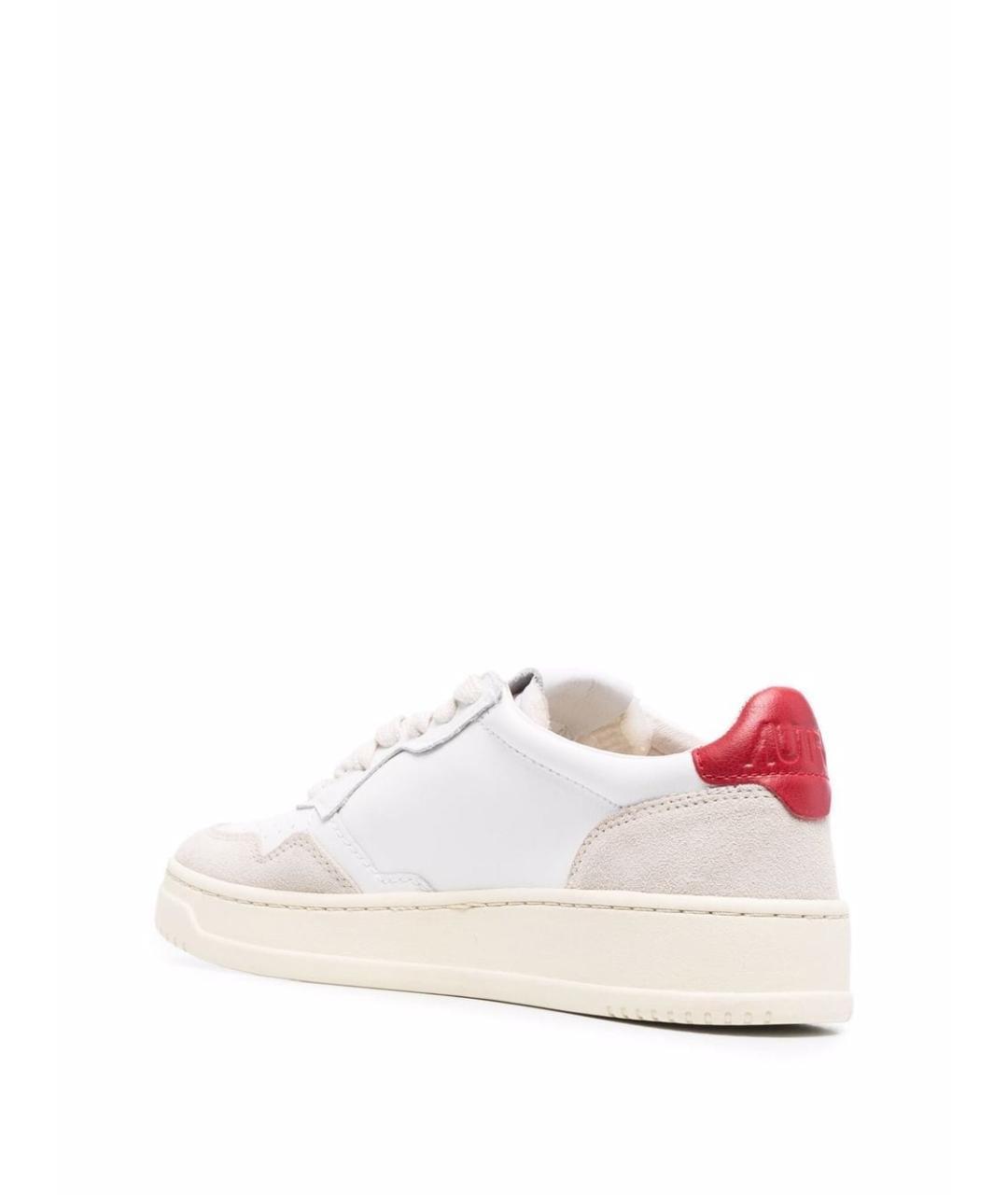 AUTRY Белые кожаные кроссовки, фото 2