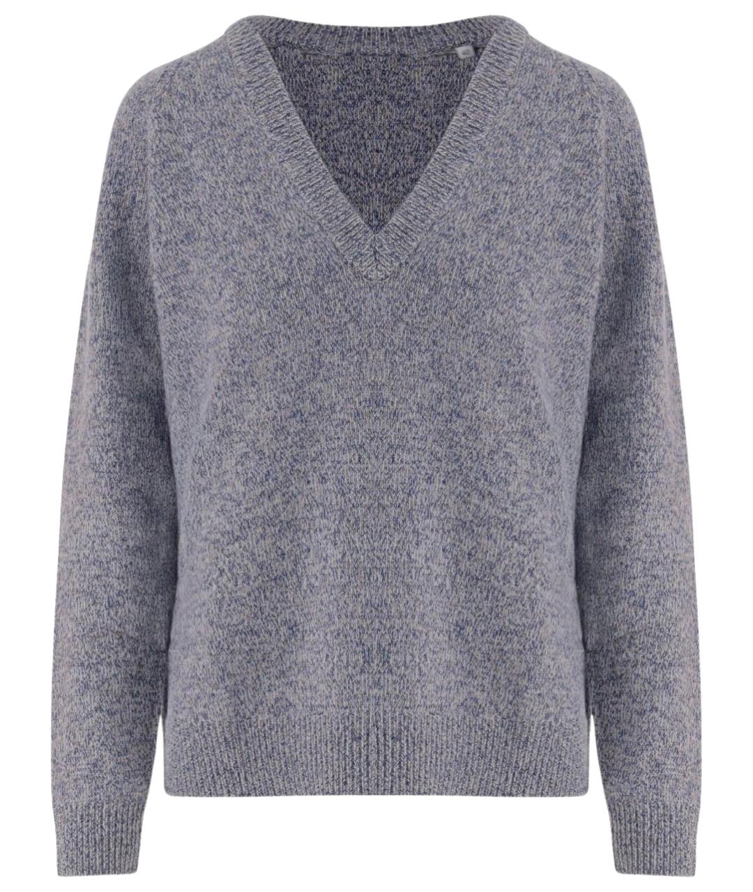 ASPESI Серый шерстяной джемпер / свитер, фото 1