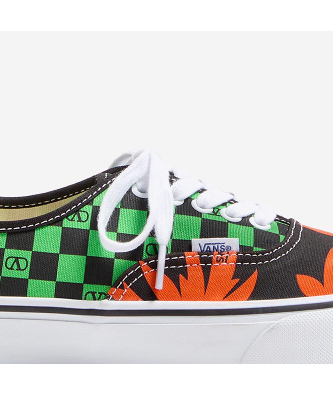 VALENTINO Мульти текстильные низкие кроссовки / кеды, фото 5