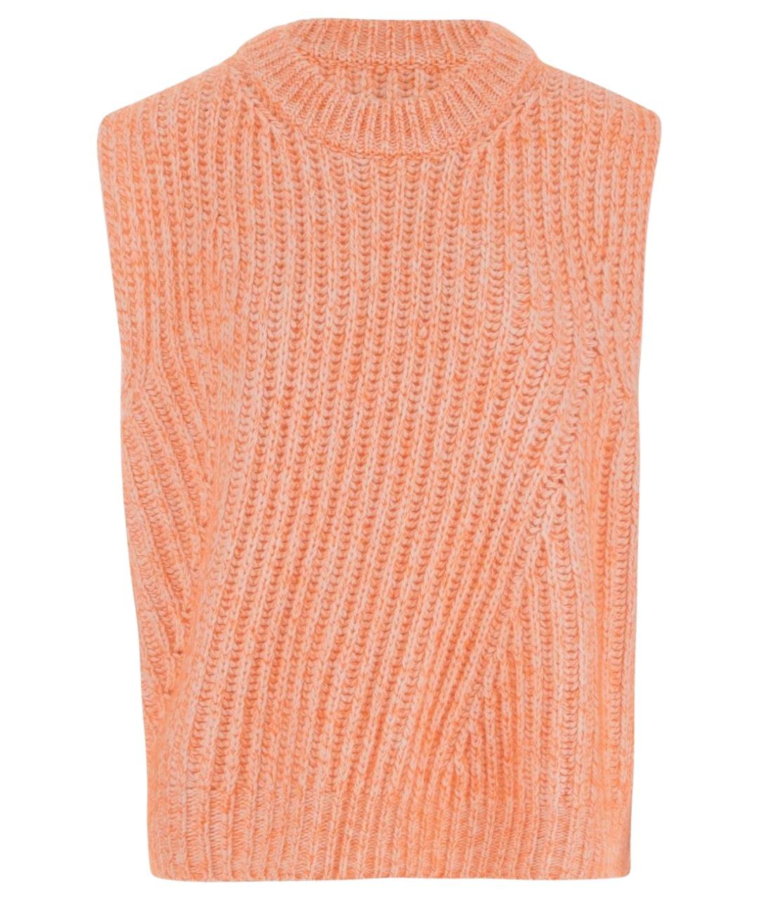 Sa Su Phi Оранжевая шерстяная жилетка, фото 1