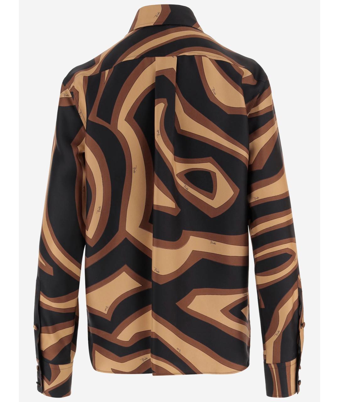 EMILIO PUCCI Мульти шелковая рубашка, фото 2