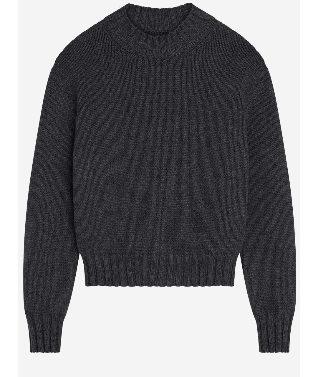 PHOEBE PHILO Серый шерстяной джемпер / свитер, фото 4