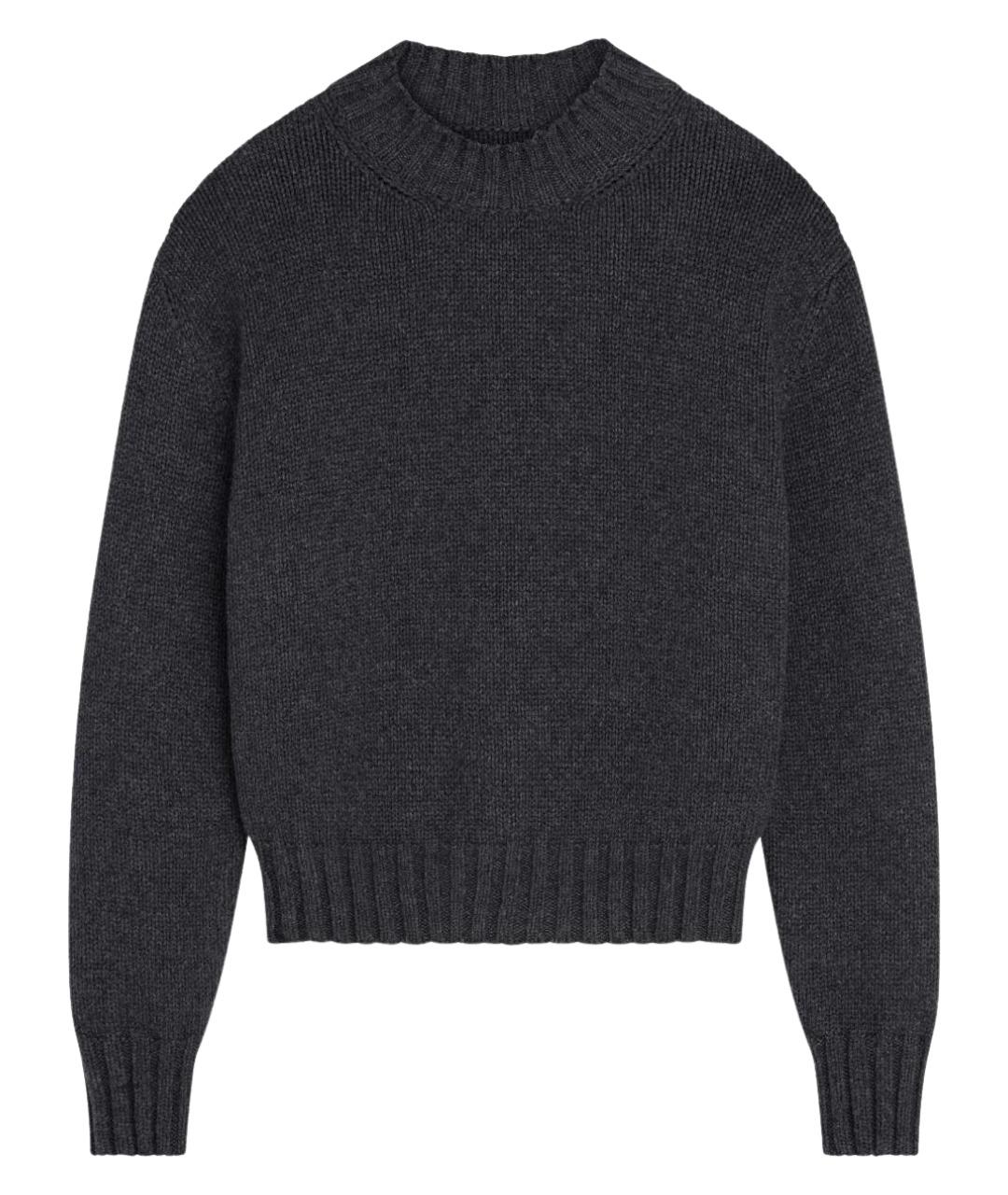 PHOEBE PHILO Серый шерстяной джемпер / свитер, фото 1