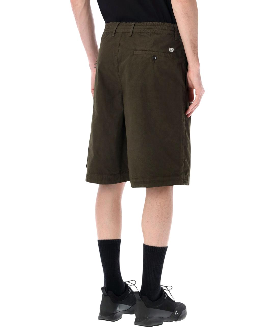 CP COMPANY Хаки хлопковые шорты, фото 2