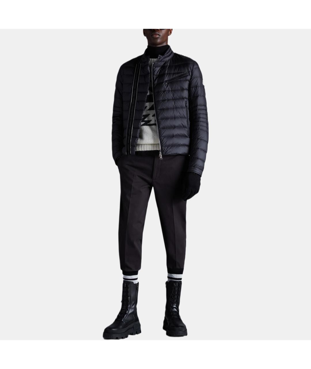 MONCLER Черная куртка, фото 2