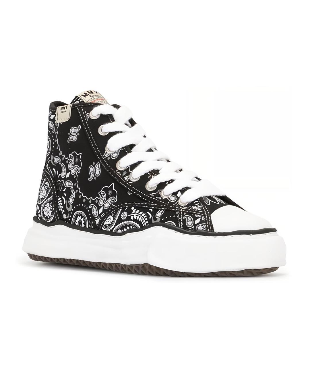 Mihara Yasuhiro Мульти текстильные высокие кроссовки / кеды, фото 3