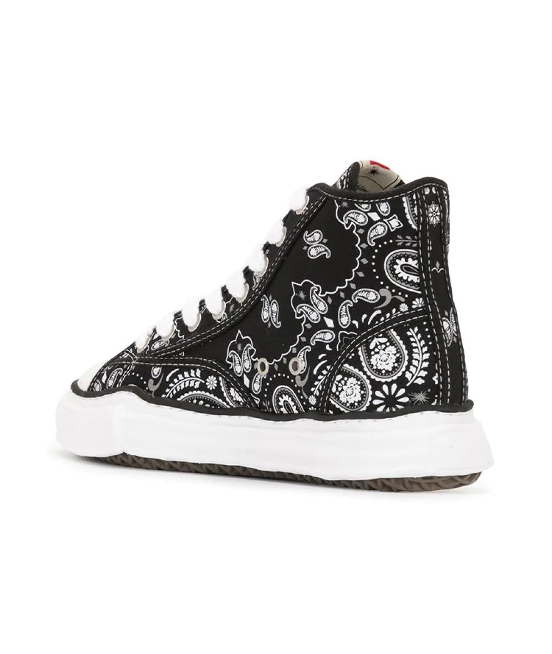 Mihara Yasuhiro Мульти текстильные высокие кроссовки / кеды, фото 4