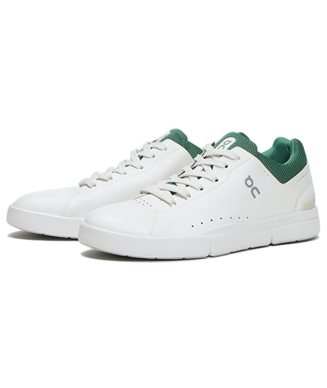 ON Белые кожаные низкие кроссовки / кеды, фото 2