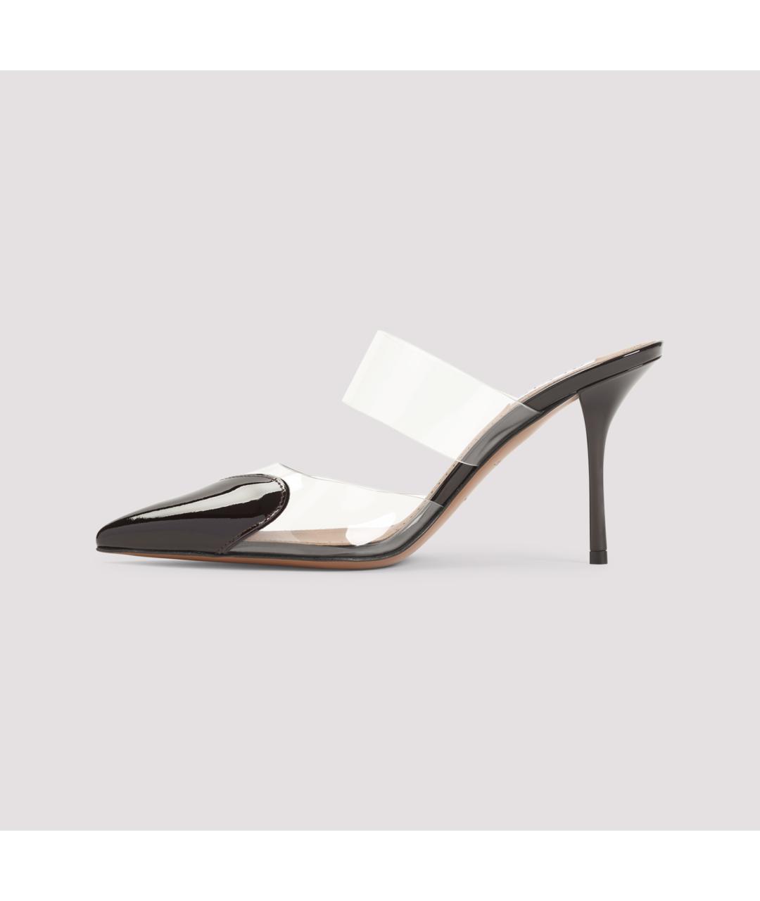 ALAIA Черные кожаные босоножки, фото 2