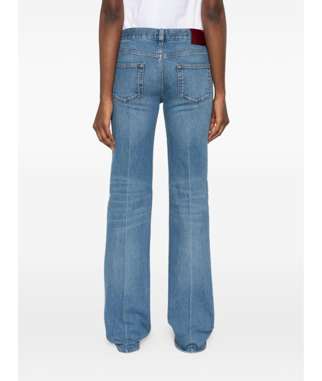 GUCCI Синие хлопковые джинсы слим, фото 2