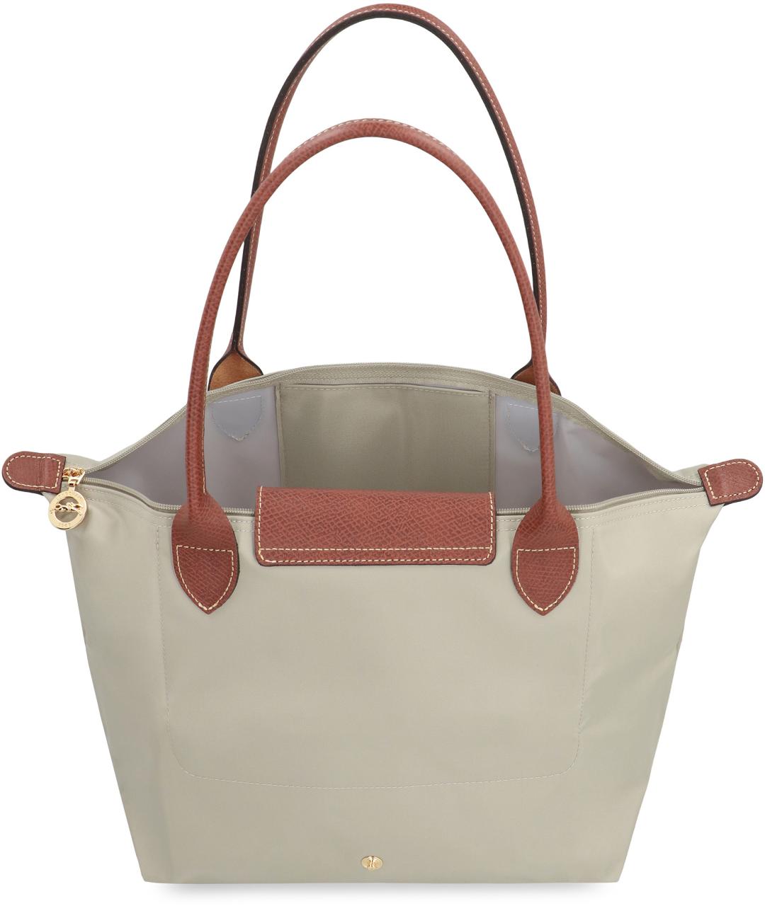 LONGCHAMP Зеленая синтетическая сумка тоут, фото 3