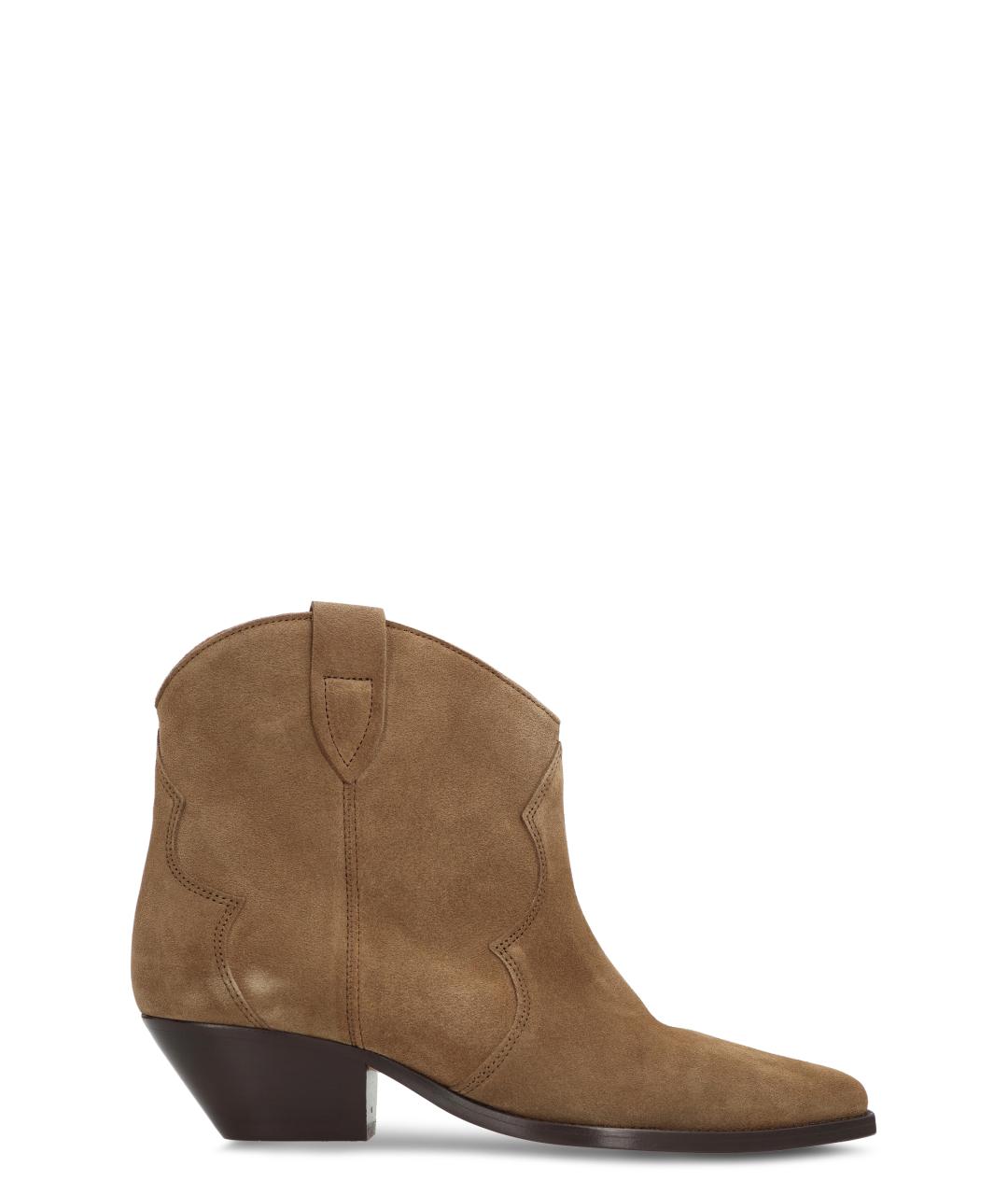 ISABEL MARANT Коричневые замшевые ботинки, фото 1