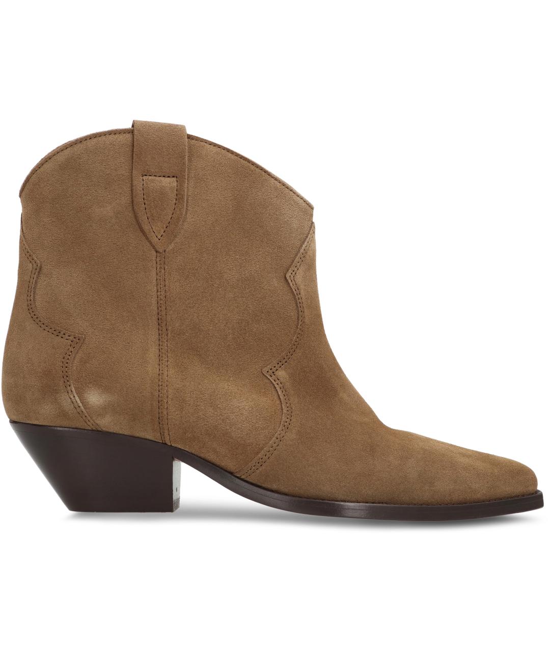 ISABEL MARANT Коричневые замшевые ботинки, фото 2