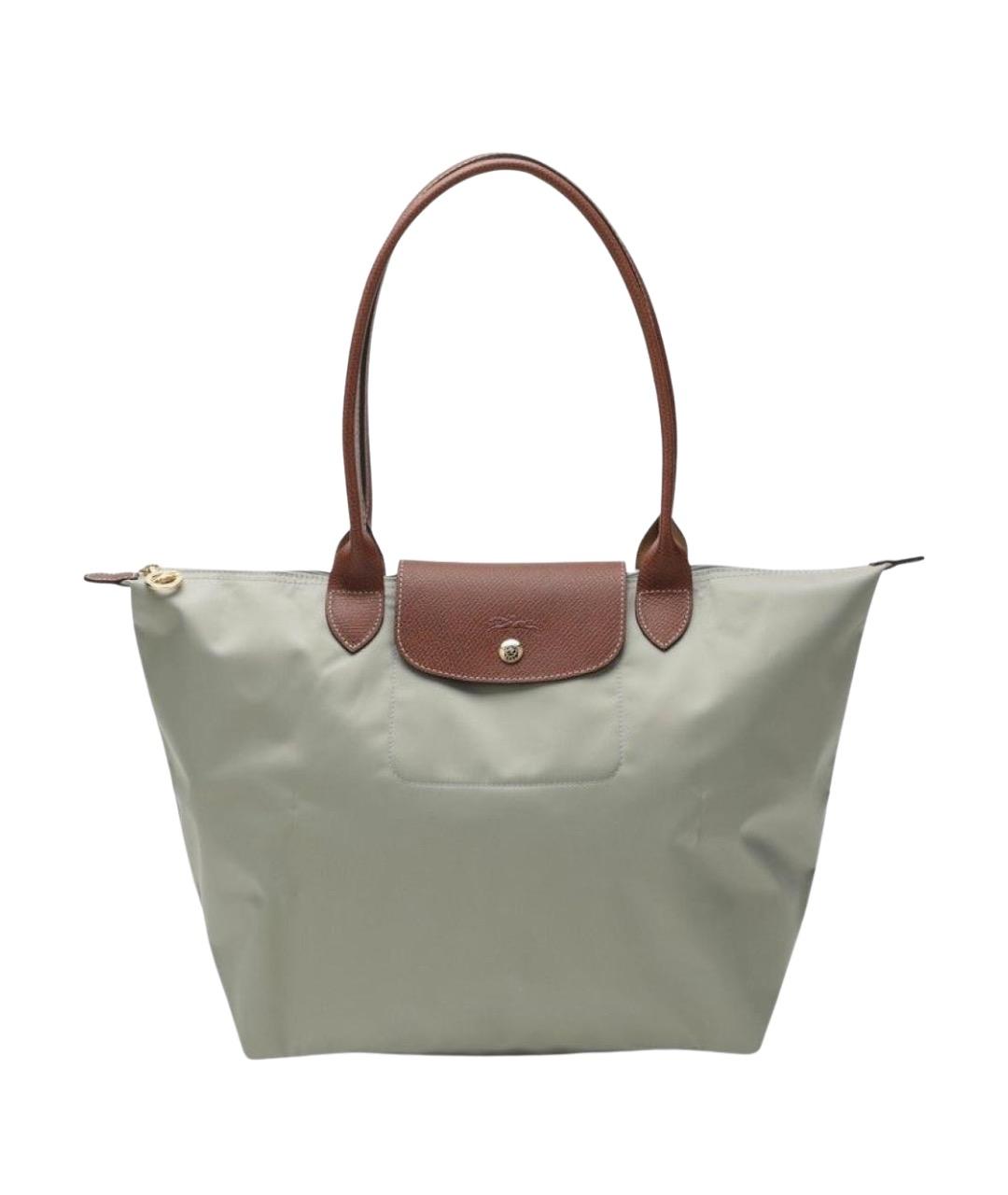 LONGCHAMP Зеленая сумка тоут, фото 1