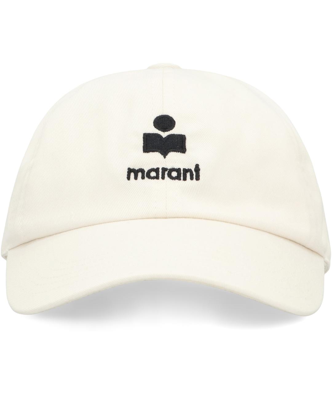 ISABEL MARANT Белая хлопковая кепка, фото 2