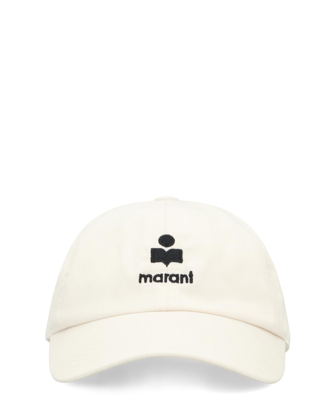 ISABEL MARANT Белая хлопковая кепка, фото 1