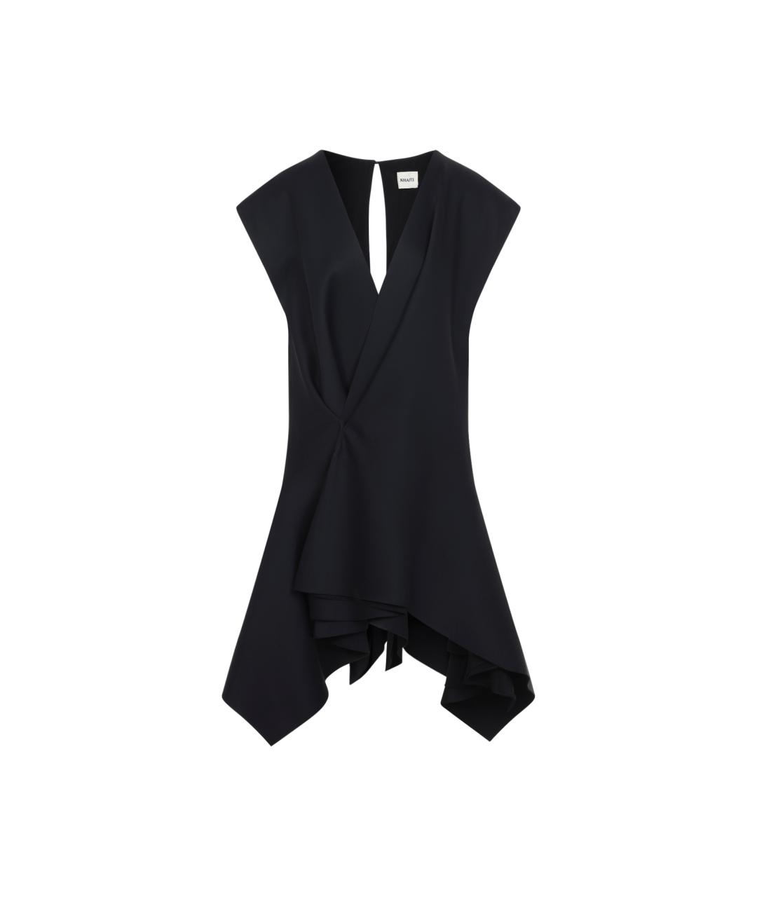 KHAITE Черное повседневное платье, фото 1