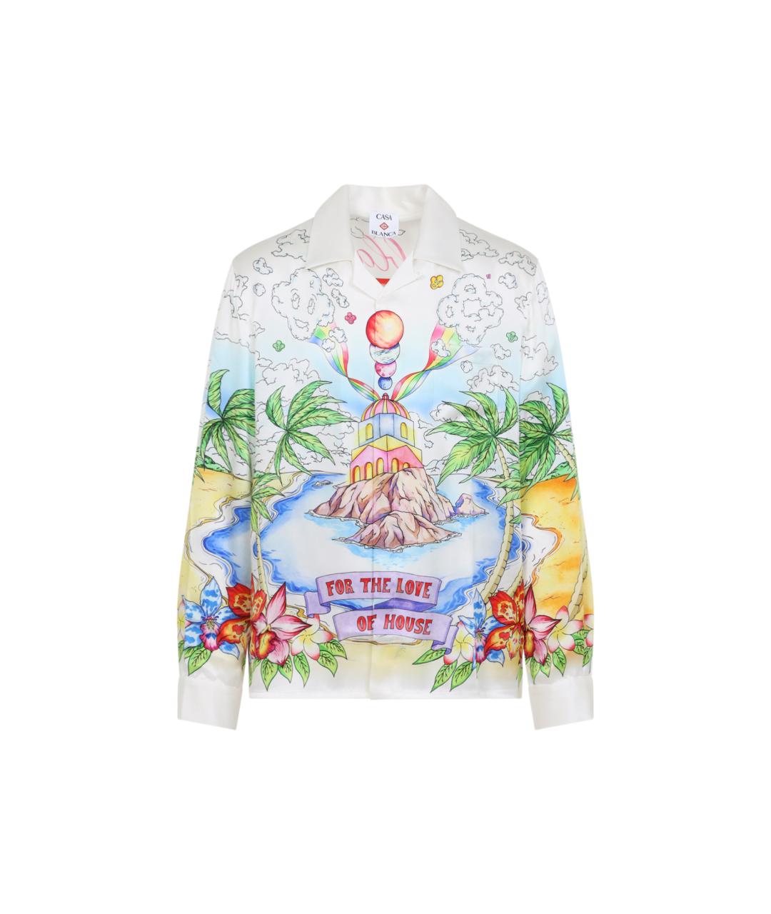 CASABLANCA Мульти шелковая кэжуал рубашка, фото 1