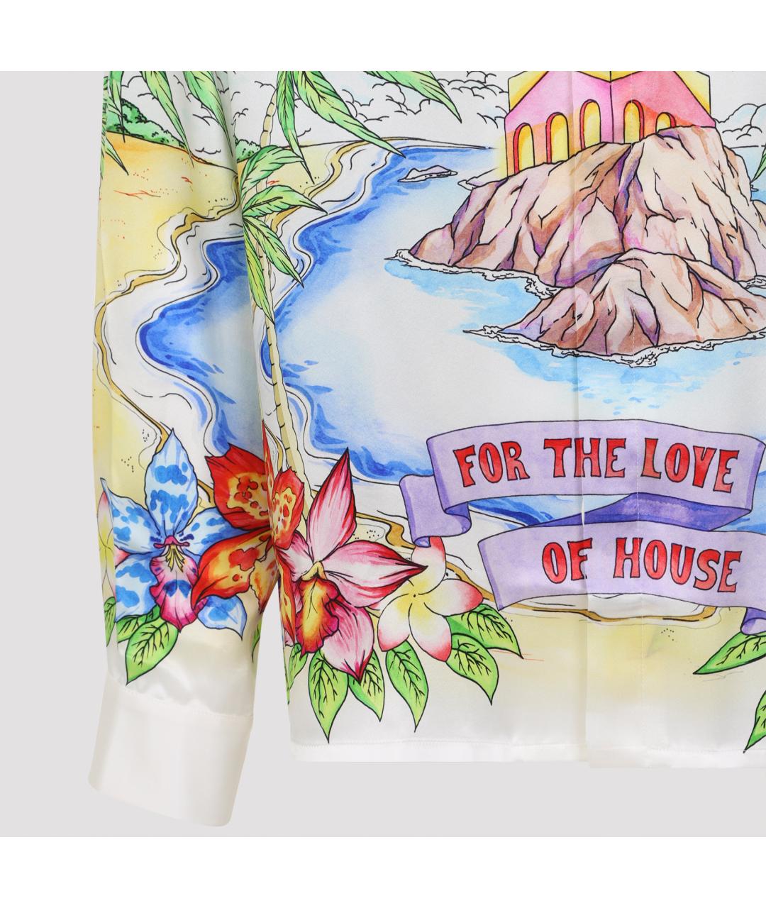 CASABLANCA Мульти шелковая кэжуал рубашка, фото 4