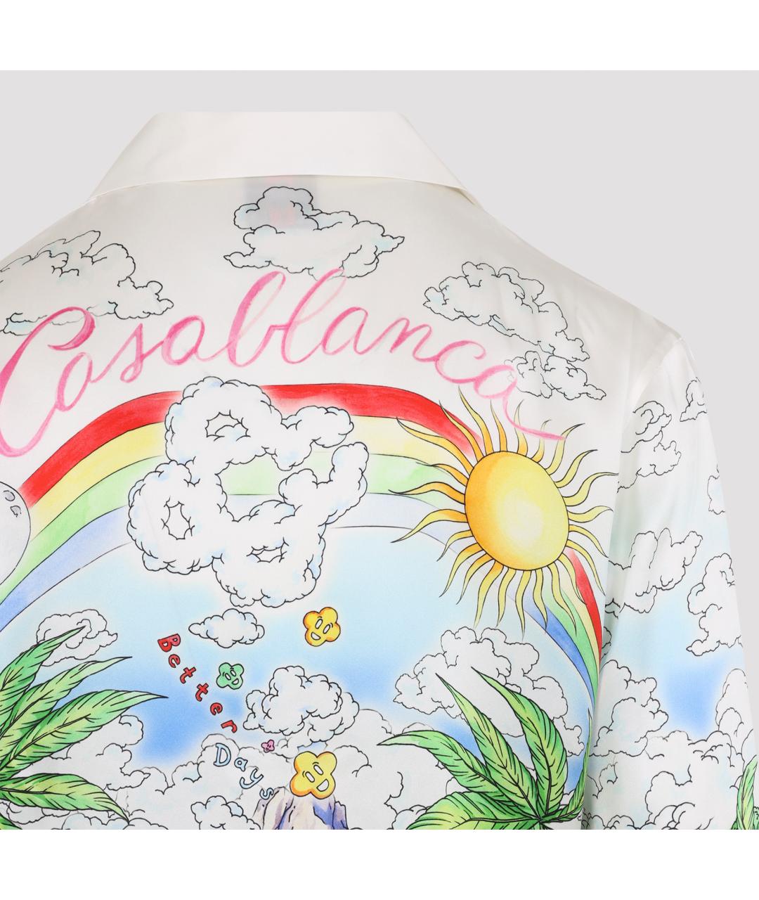 CASABLANCA Мульти шелковая кэжуал рубашка, фото 5