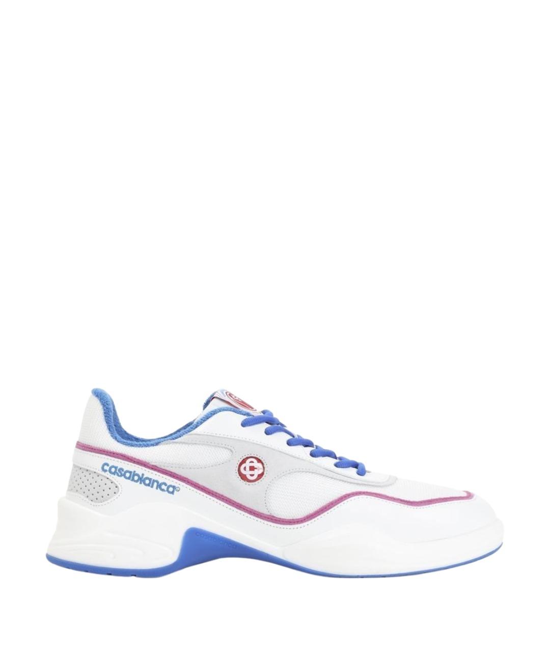 CASABLANCA Мульти кожаные низкие кроссовки / кеды, фото 1