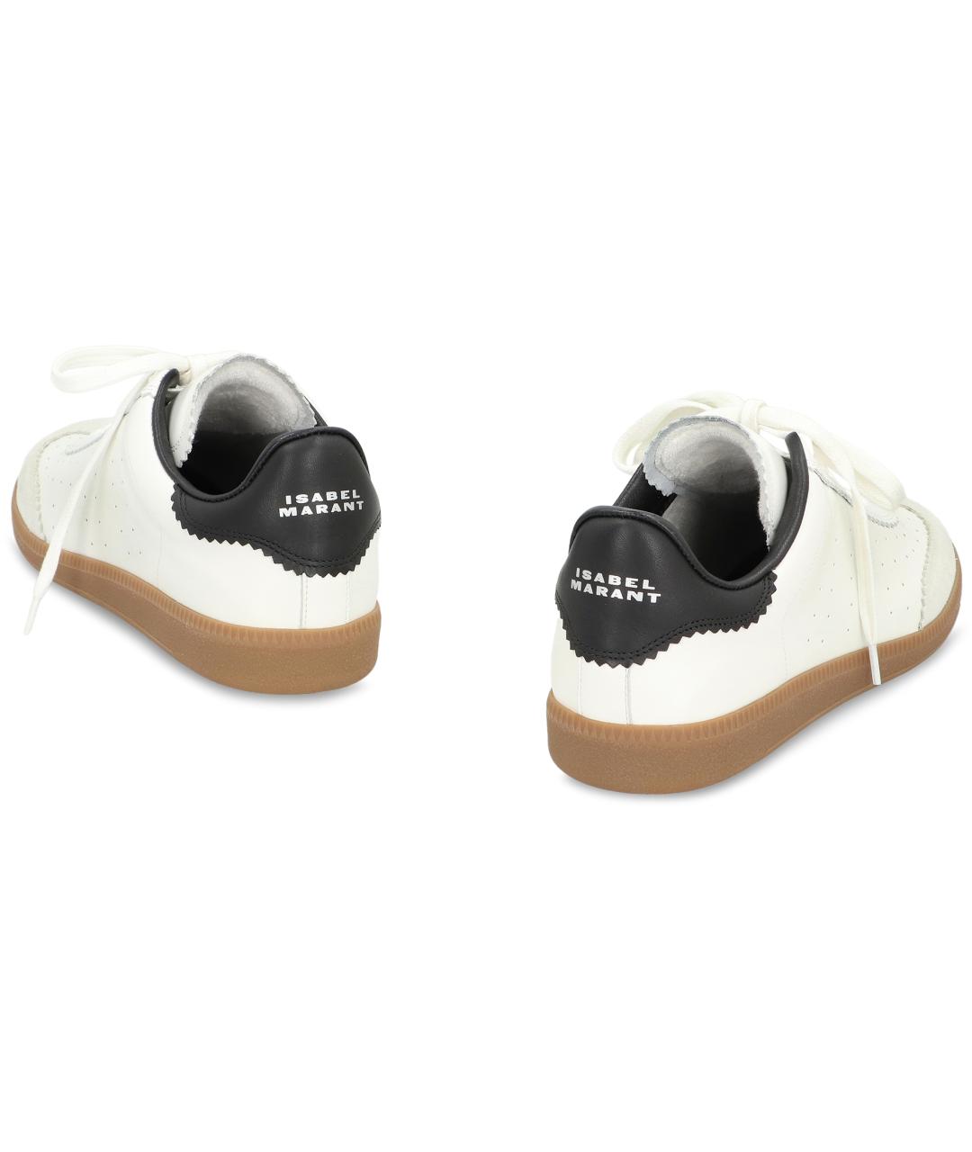 ISABEL MARANT Белые кожаные кеды, фото 4