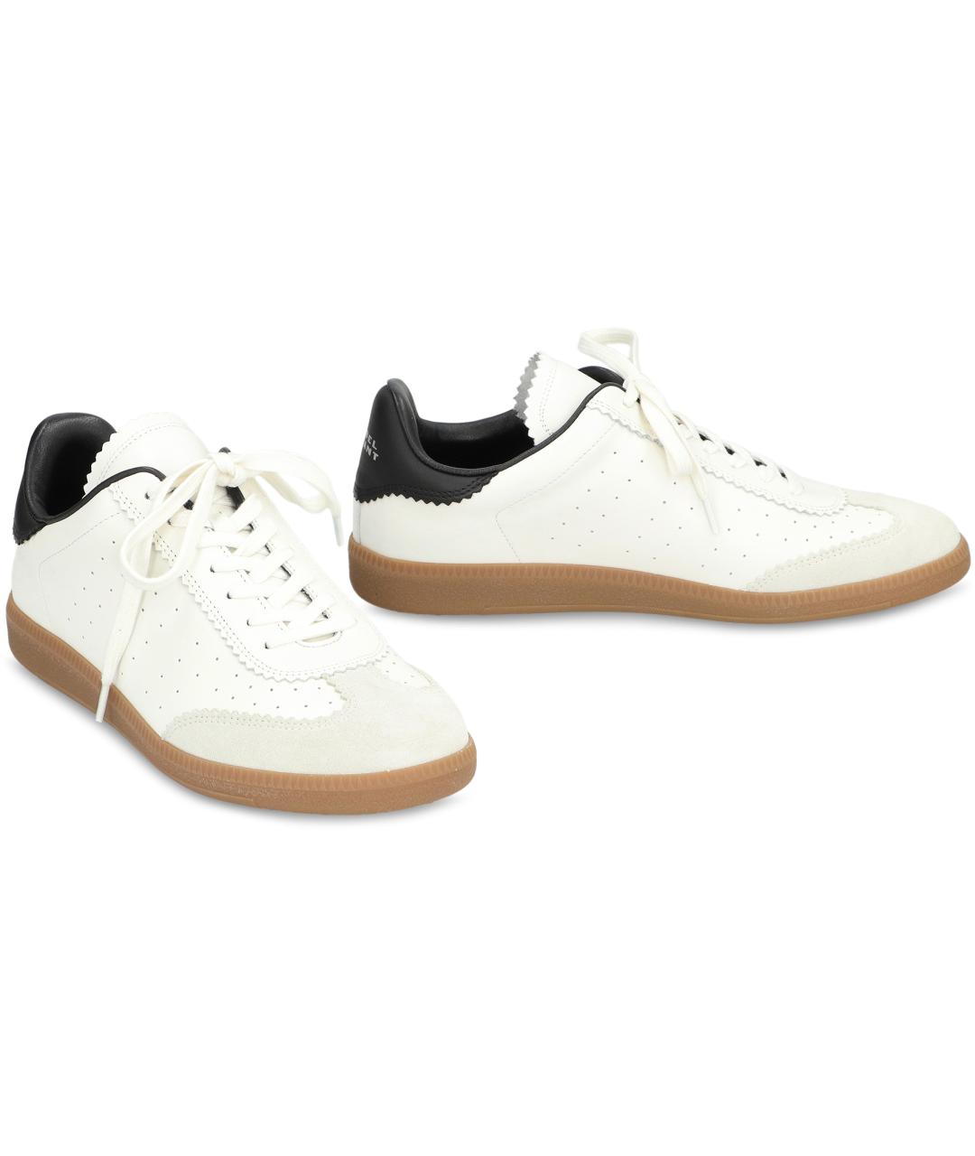 ISABEL MARANT Белые кожаные кеды, фото 3