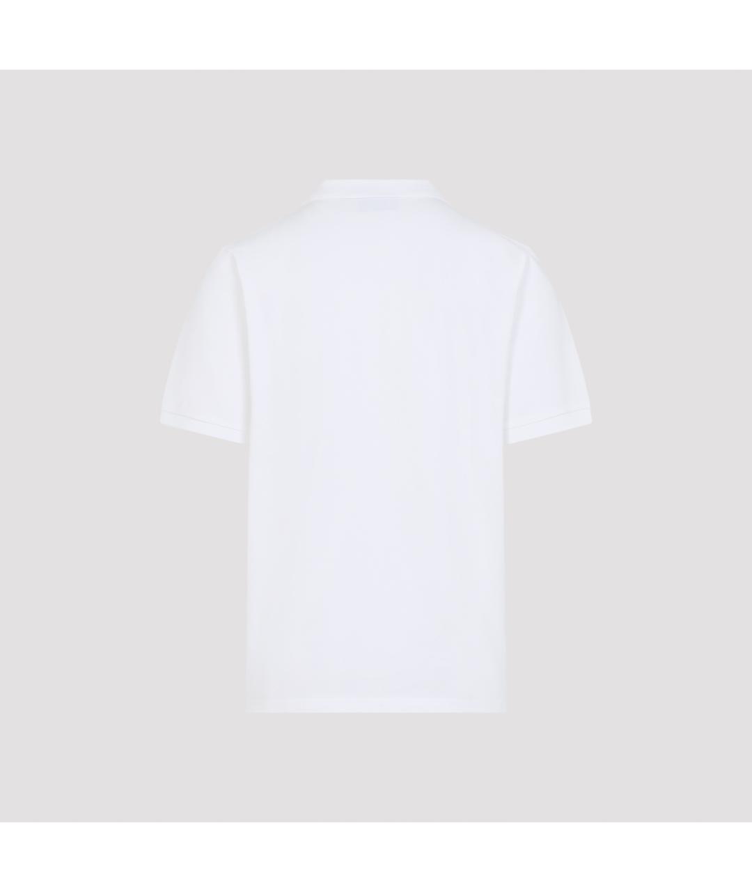 CARHARTT WIP Белое хлопковое поло с коротким рукавом, фото 3