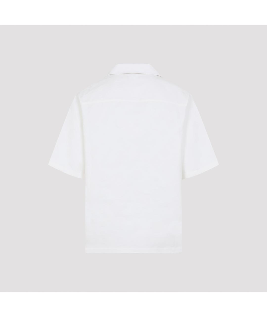 CASABLANCA Белая хлопковая кэжуал рубашка, фото 3