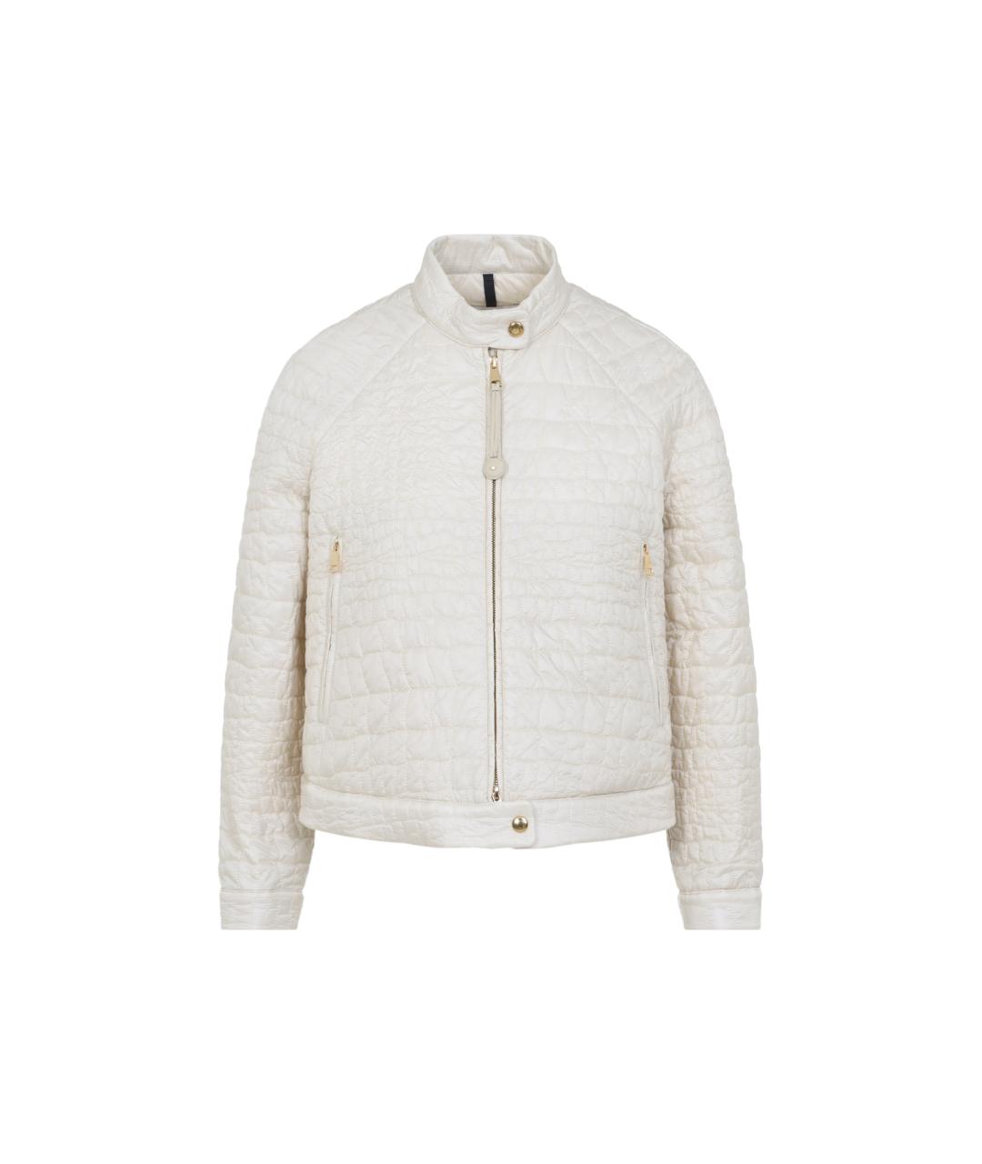 MONCLER Бежевая полиамидовая куртка, фото 1