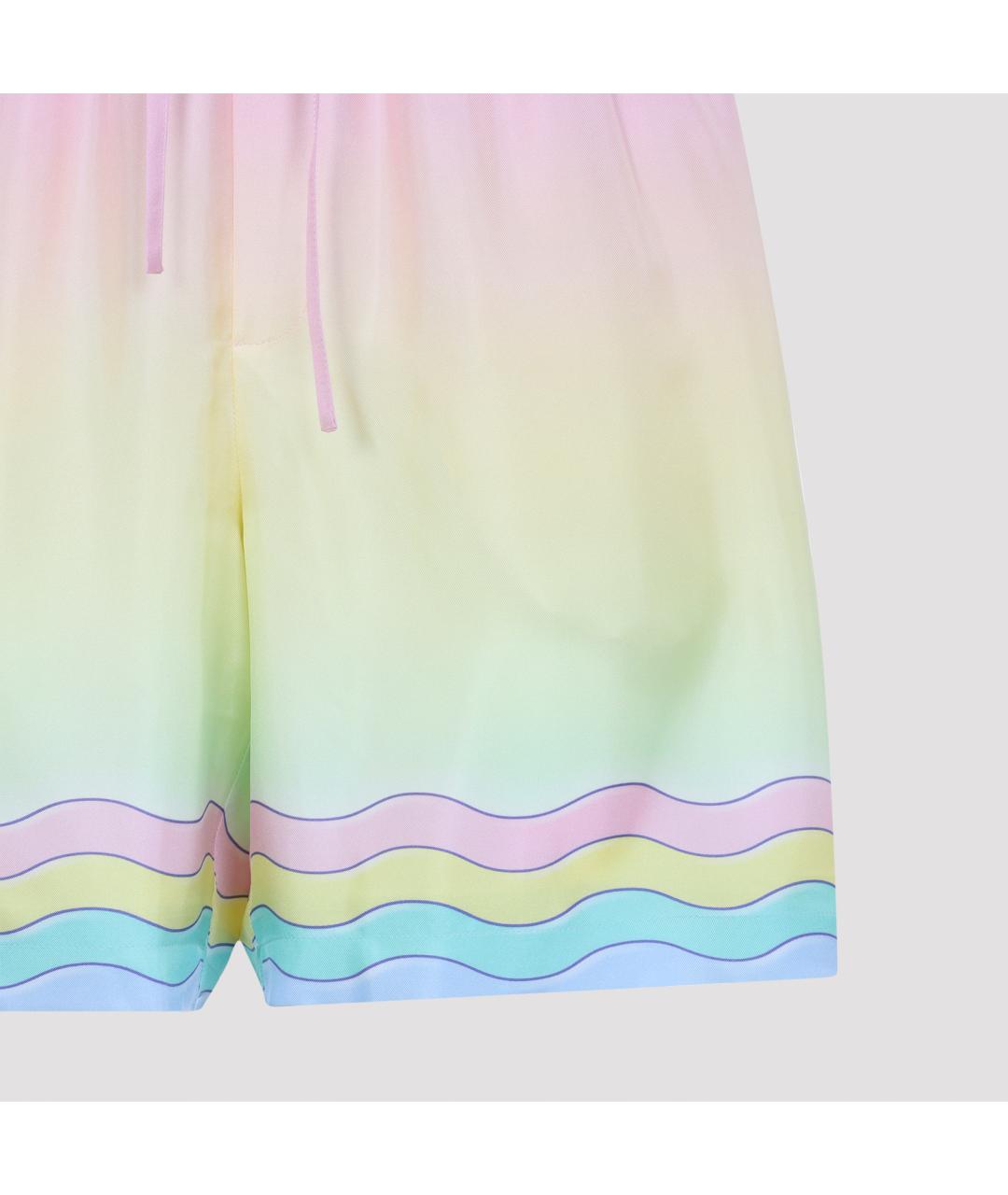 CASABLANCA Мульти шелковые шорты, фото 4