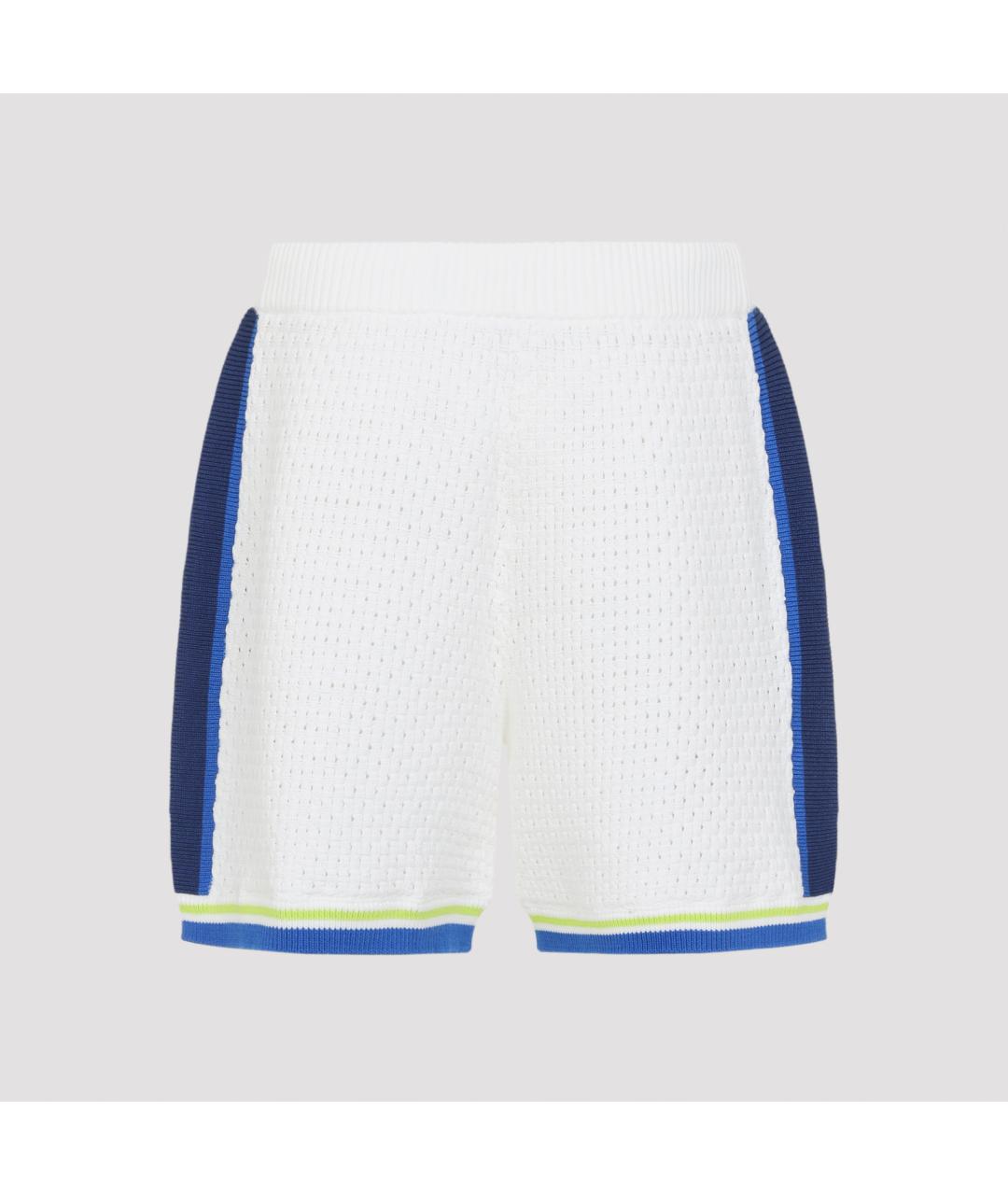 CASABLANCA Белые полиэстеровые шорты, фото 3