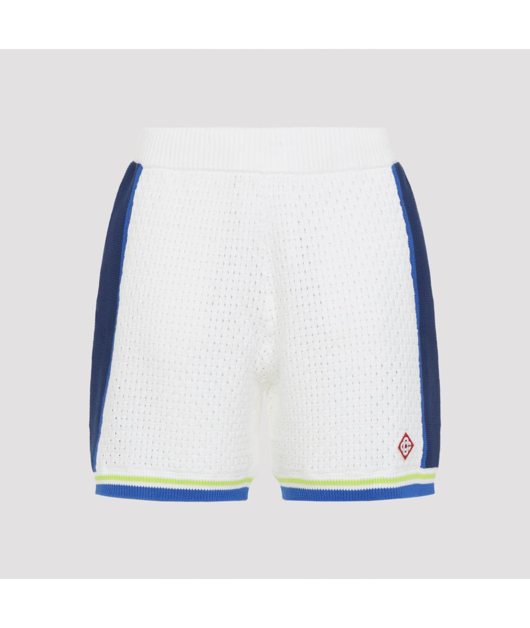 CASABLANCA Белые полиэстеровые шорты, фото 2