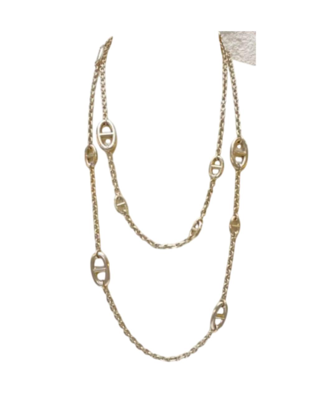 HERMES Серебряное серебряное колье, фото 1