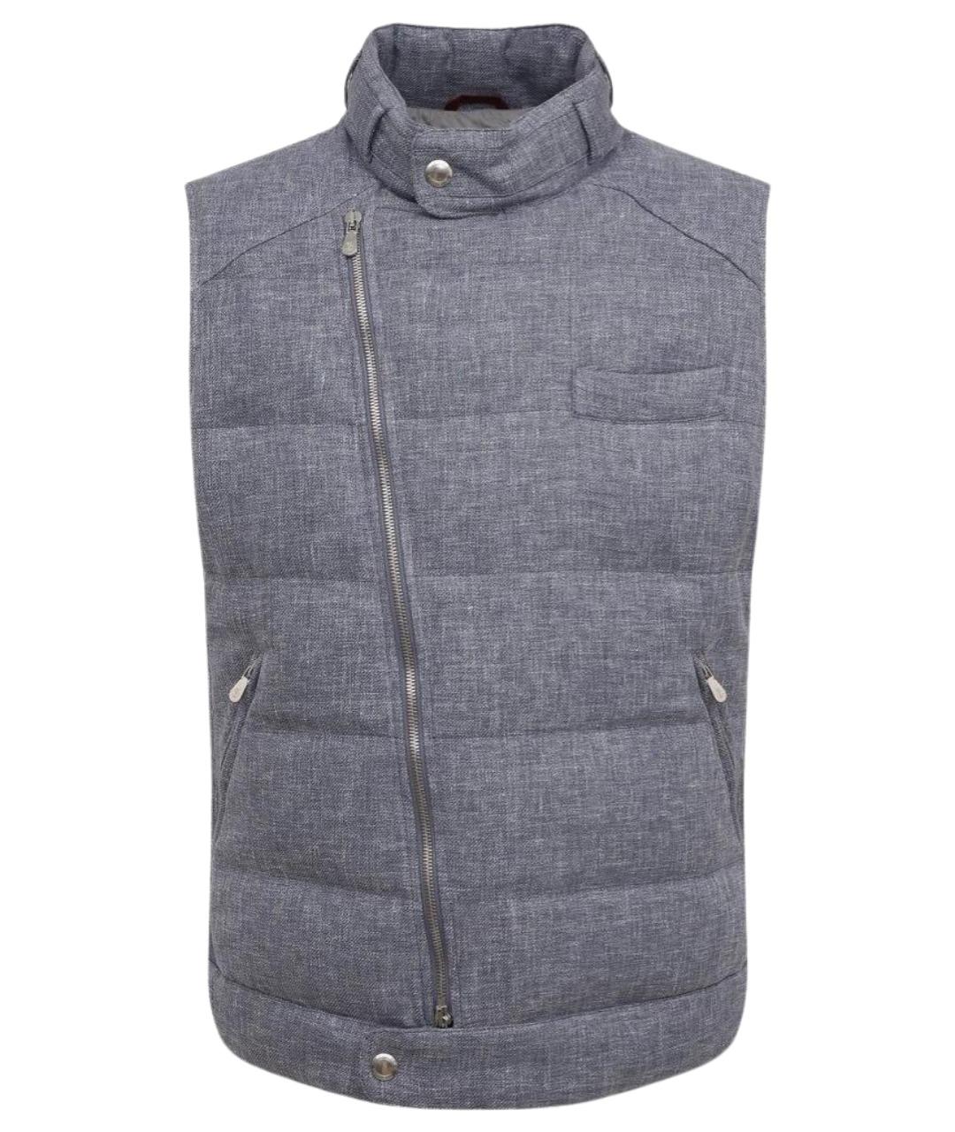 BRUNELLO CUCINELLI Синий жилет, фото 1