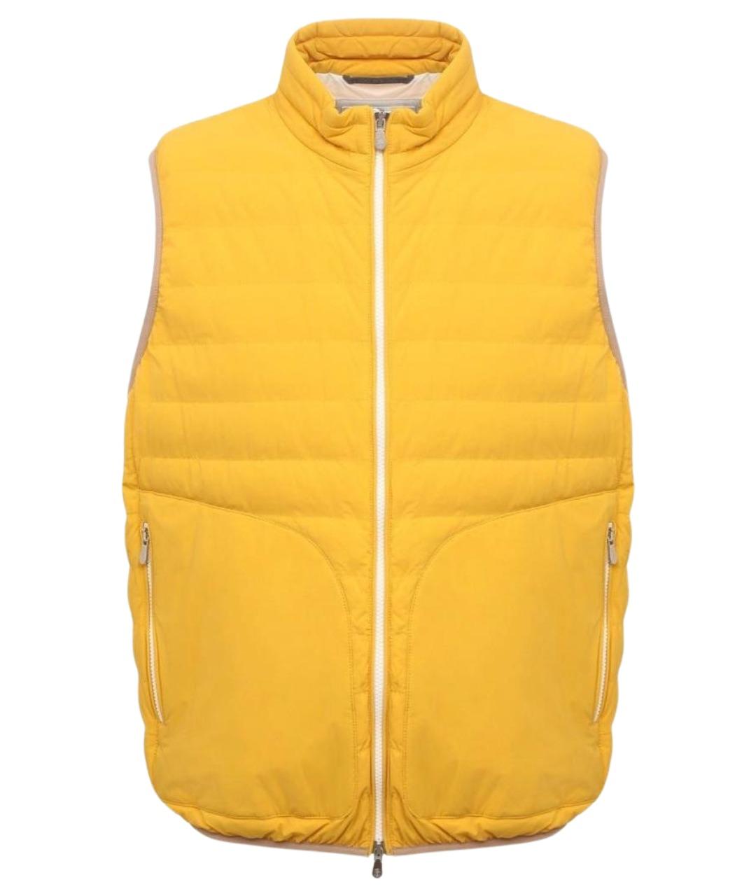 BRUNELLO CUCINELLI Желтый жилет, фото 1