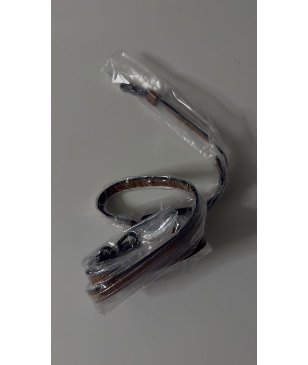 LONGCHAMP Коричневая кожаная сумка через плечо, фото 8