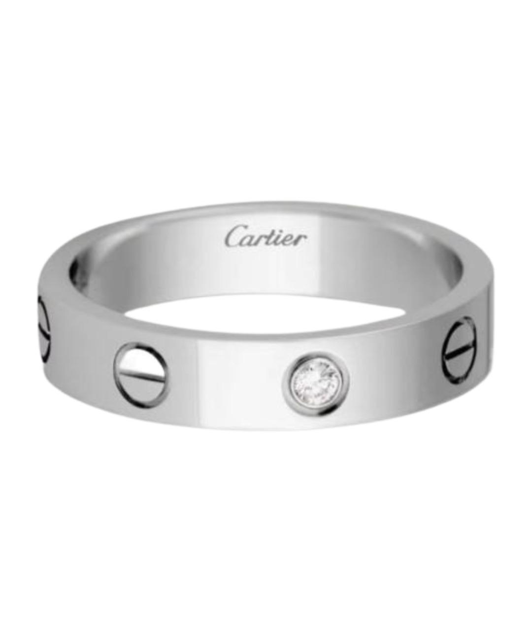 CARTIER Серебряное кольцо из белого золота, фото 1