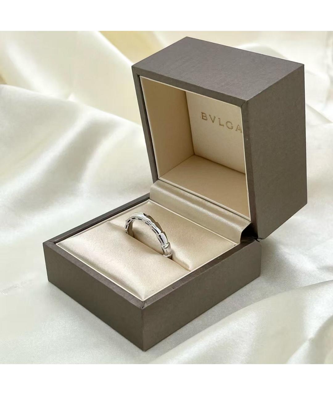 BVLGARI Серебряное кольцо из белого золота, фото 4