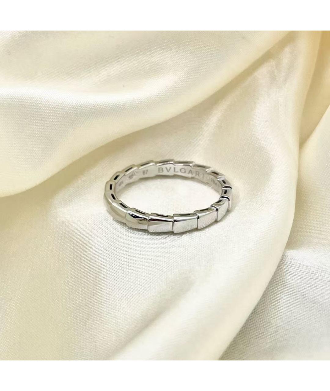 BVLGARI Серебряное кольцо из белого золота, фото 2