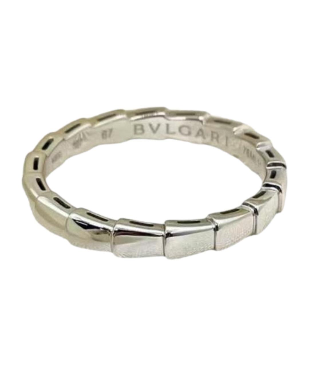 BVLGARI Серебряное кольцо из белого золота, фото 1
