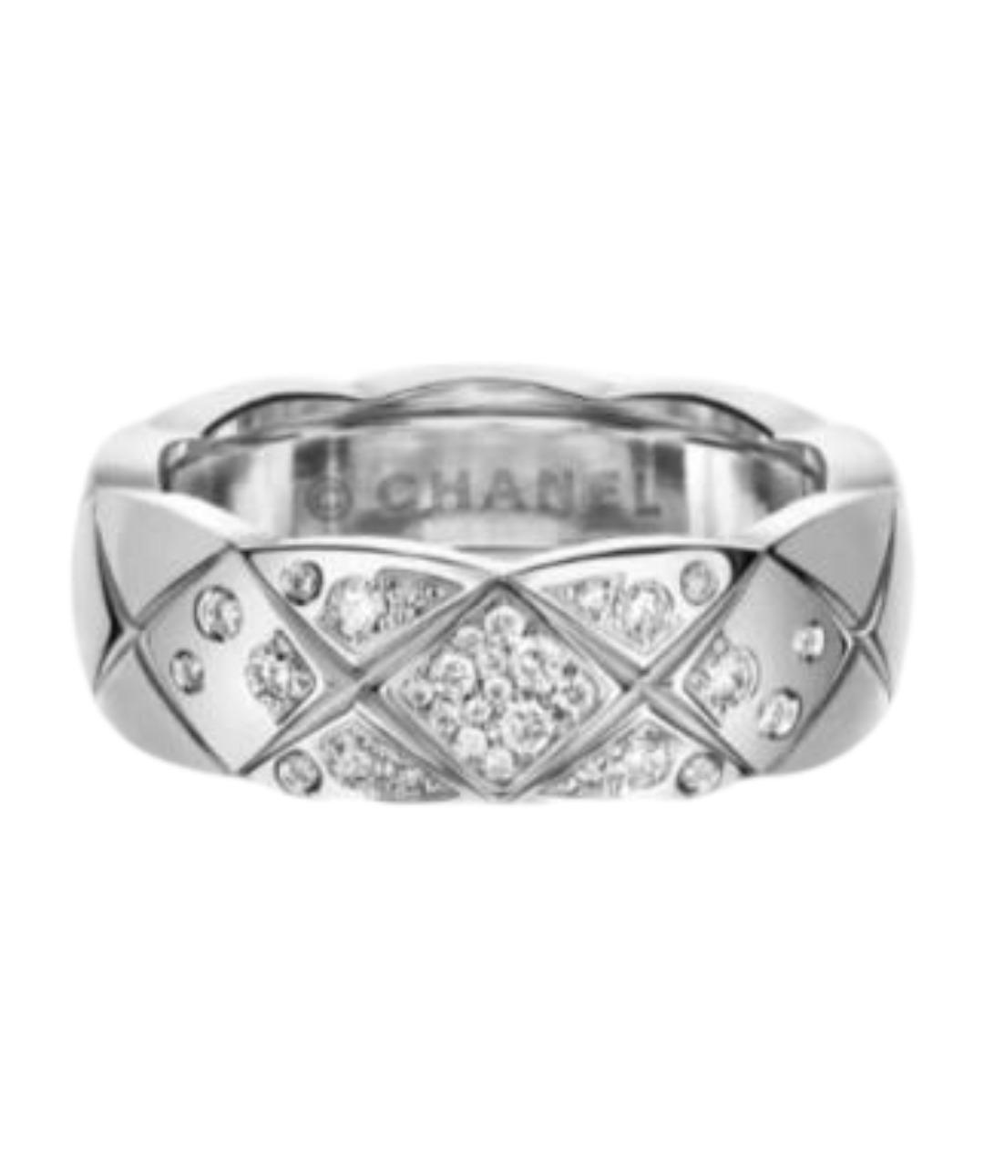 CHANEL Серебряное кольцо из белого золота, фото 1