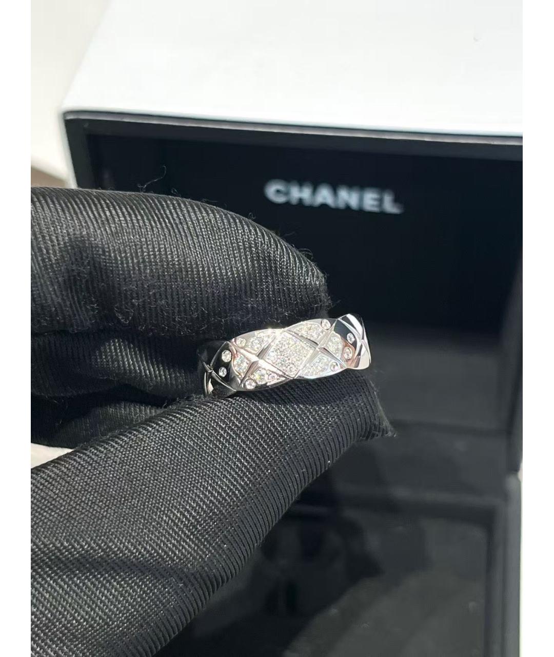 CHANEL Серебряное кольцо из белого золота, фото 2