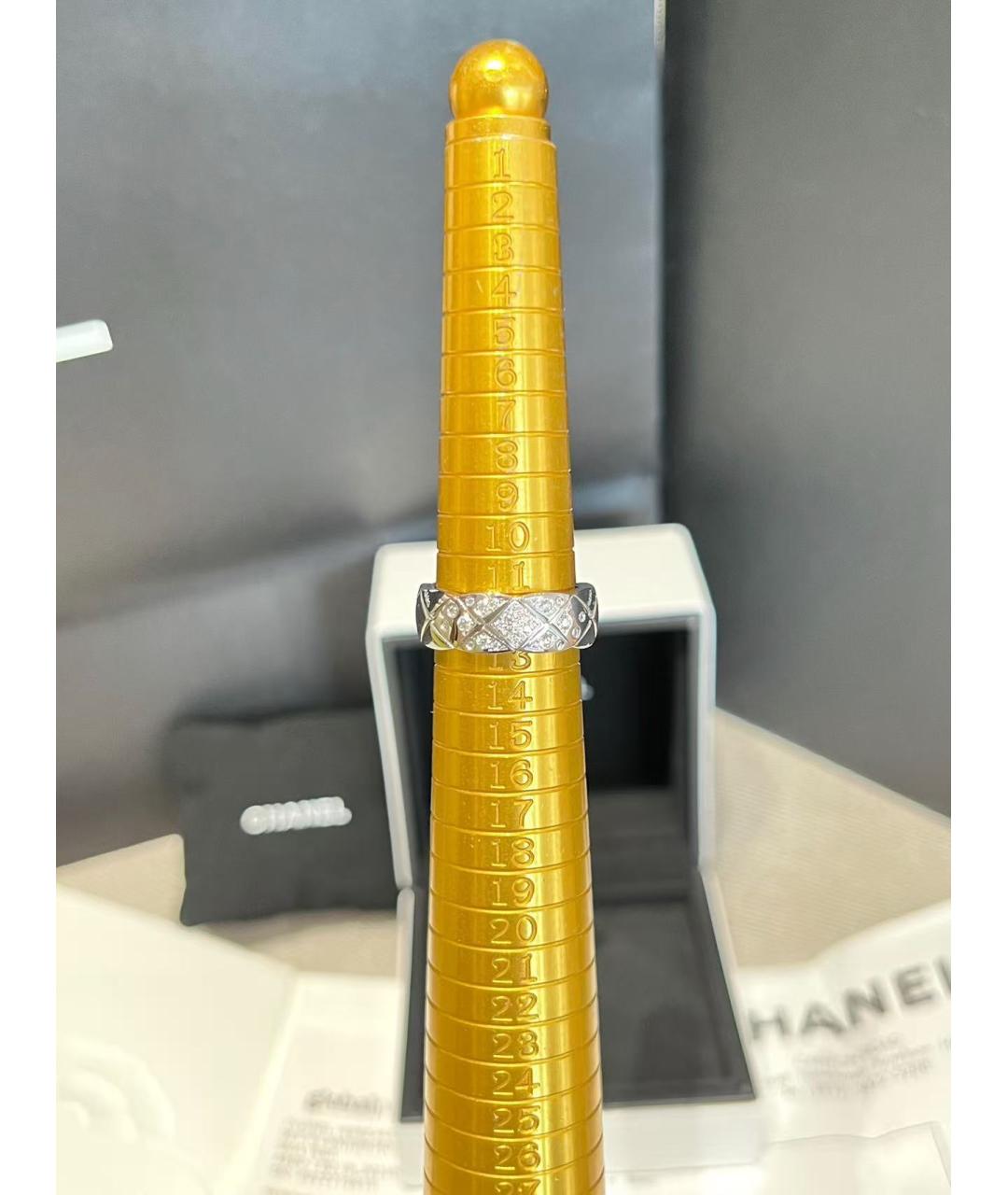 CHANEL Серебряное кольцо из белого золота, фото 5