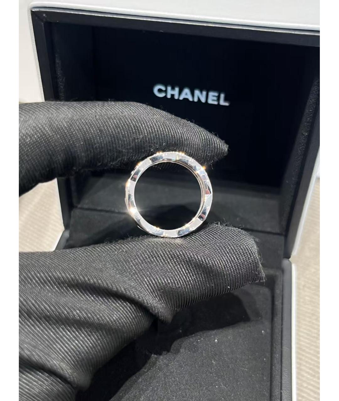 CHANEL Серебряное кольцо из белого золота, фото 4