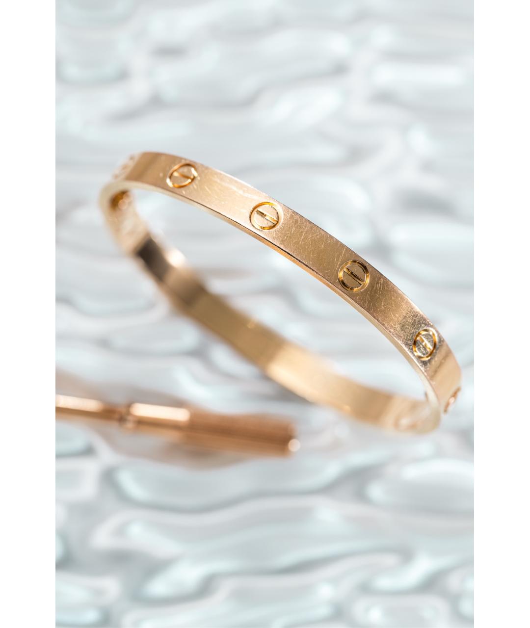 CARTIER Золотой браслет из розового золота, фото 4