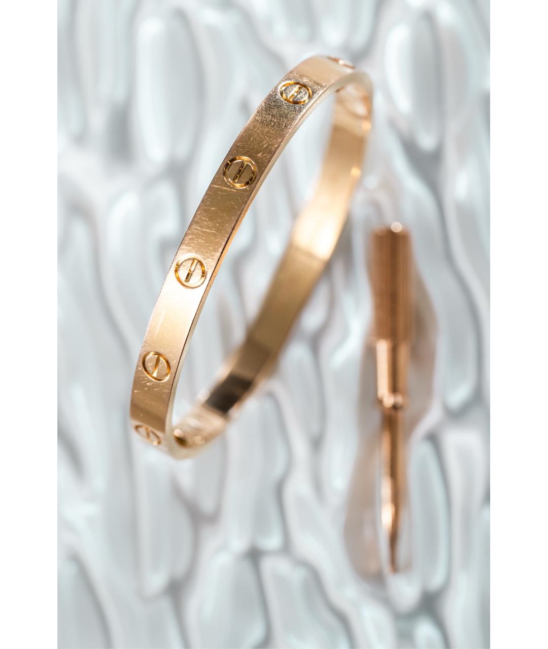 CARTIER Золотой браслет из розового золота, фото 5